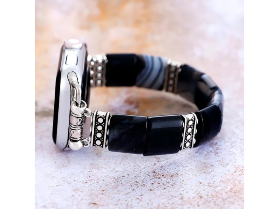 Řemínek na Apple Watch Achát (35-45 mm)