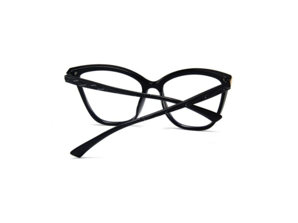 Retro Plastové Sluneční Brýle, Černá, Šířka 140 mm