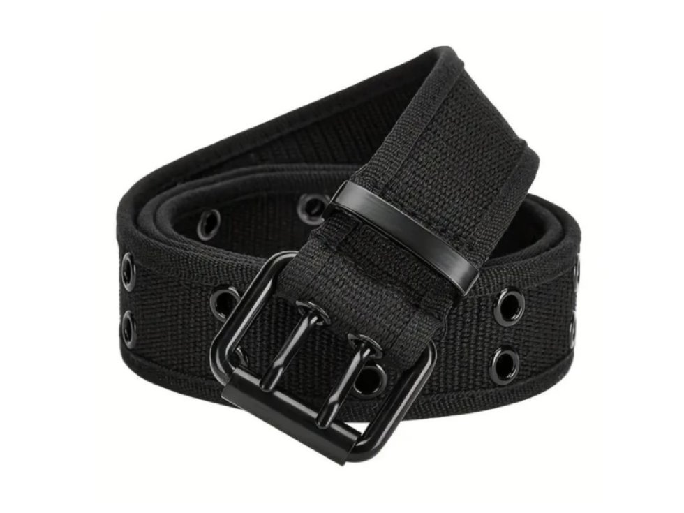 Taktický Vojenský Opasek SURVIVAL Unisex, Černý, Polypropylenový Nylon, 120x3.7 cm