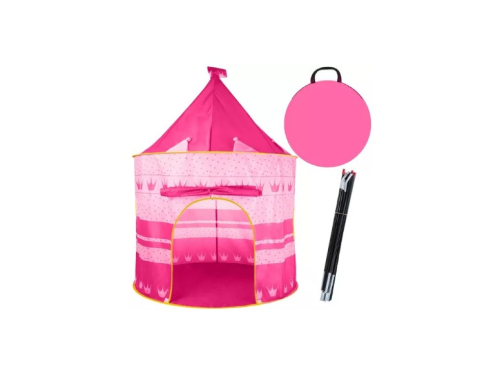 Dětský stan růžový 23475