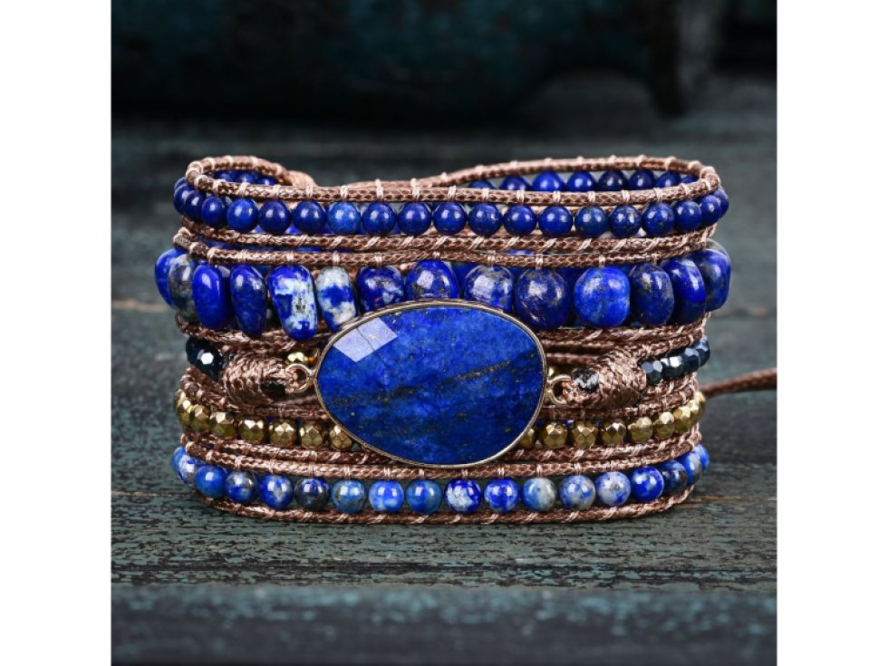 Wrap náramek Lapis Lazuli