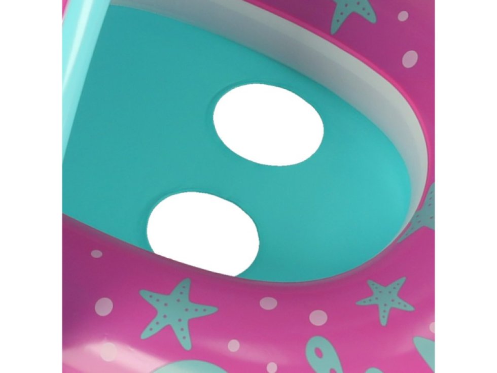 BESTWAY 34091 Nafukovací ponton se stříškou růžový