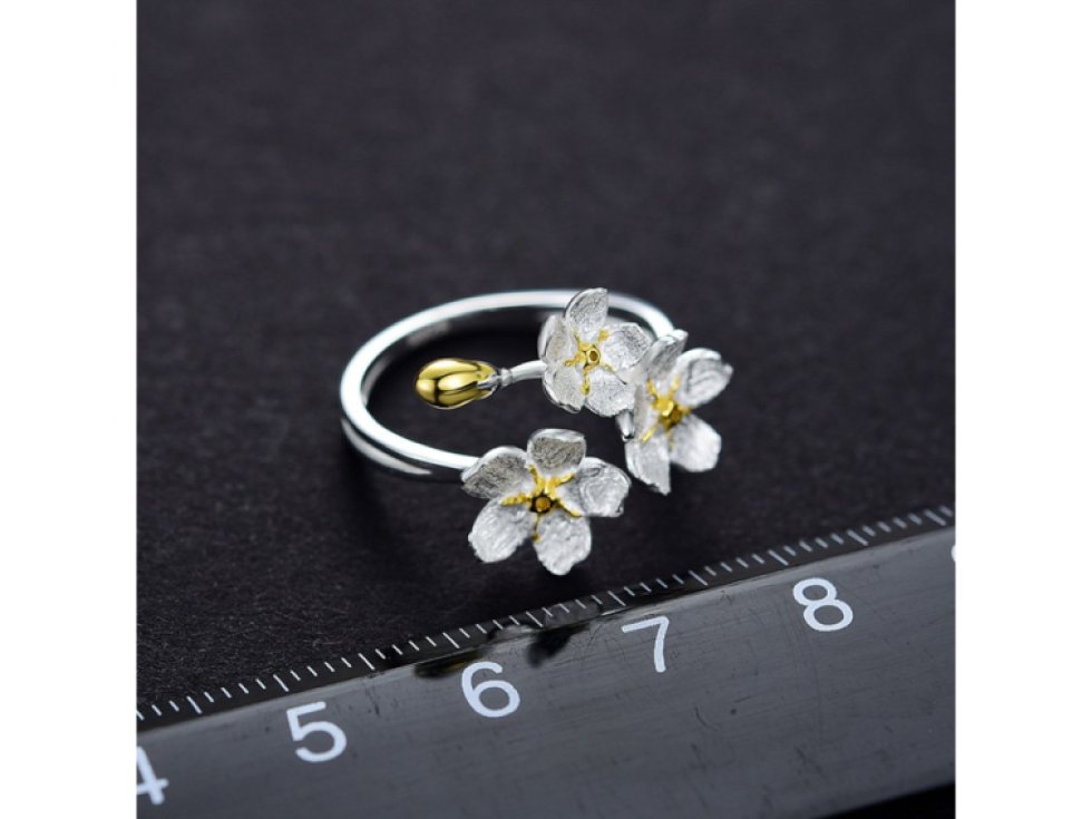 Stříbrný prsten Cristal Margarita