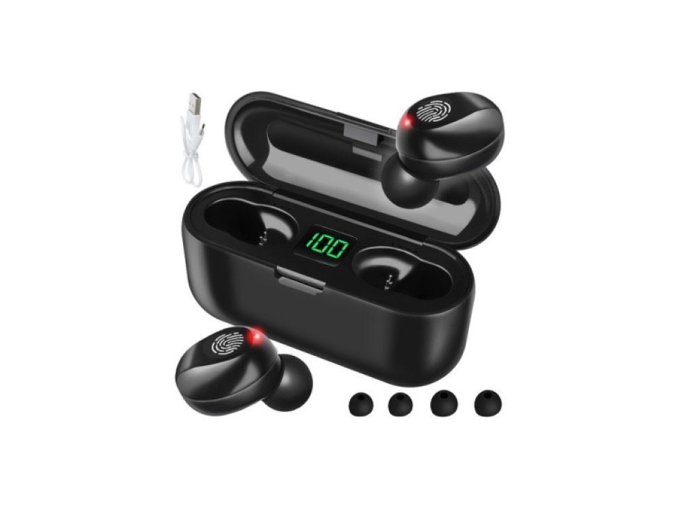 Bezdrátová sluchátka s power bankou S16154