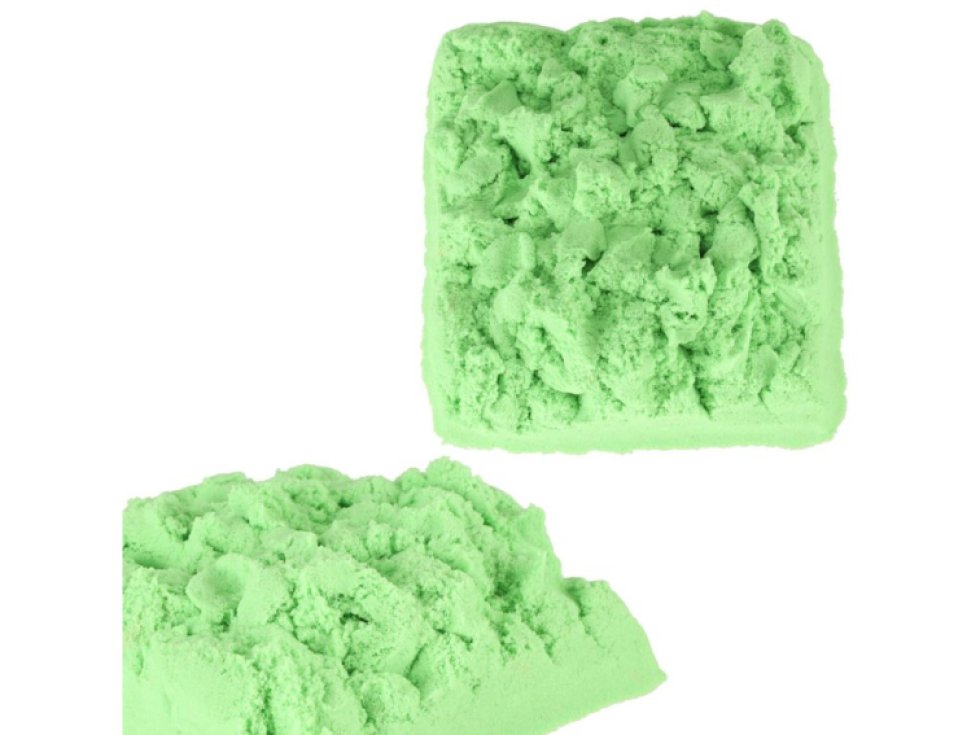 Kinetický písek 1 kg v sáčku zelený