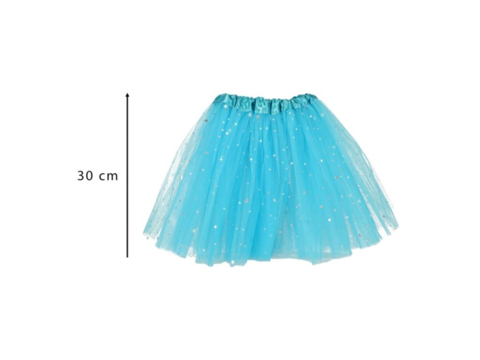 Karnevalový kostým jednorožce čelenka + sukně modrá 3-6 let