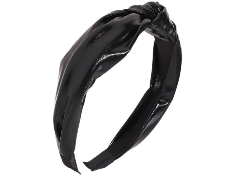 Elegantní Dámský Turban na Vlasy s Širokým Uzlem, 16 cm, Plast, 3.5 cm