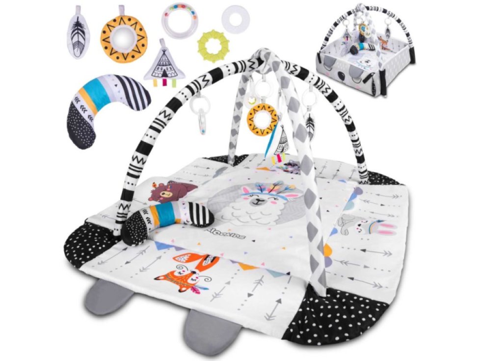 Interaktivní vzdělávací podložka 110 x 100 cm Boho Ricokids