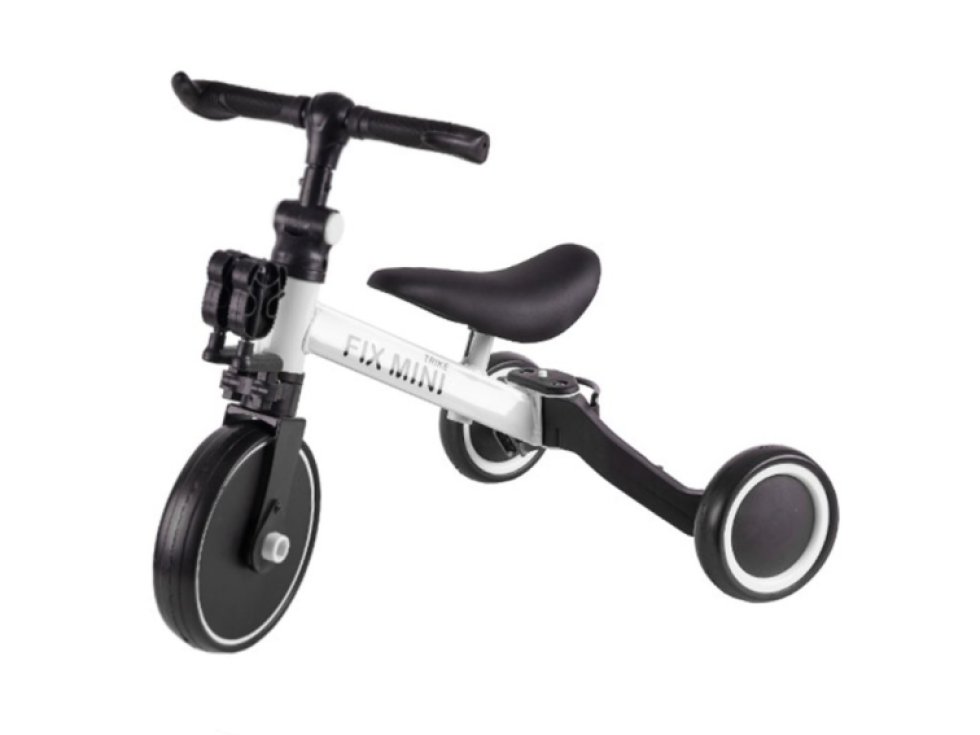 Trike Fix Mini běžecká tříkolka 3v1 s pedály bílá