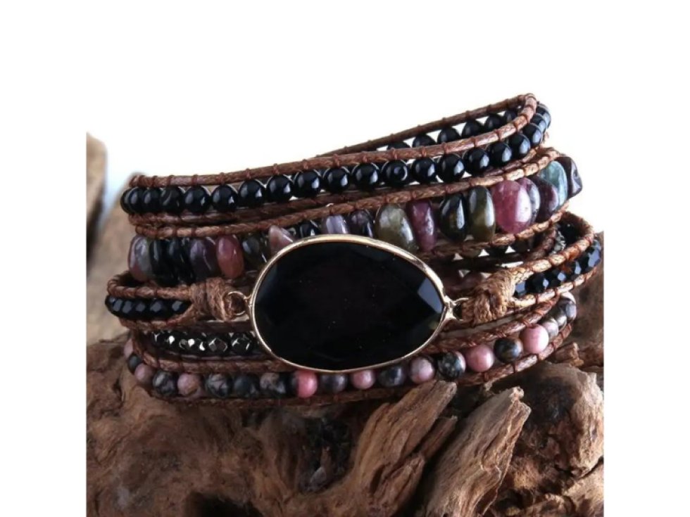 Wrap náramek Onyx - Intuice