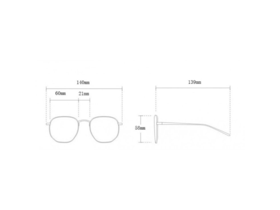 Elegantní sluneční brýle OK360WZ2, černé, šířka 140 mm