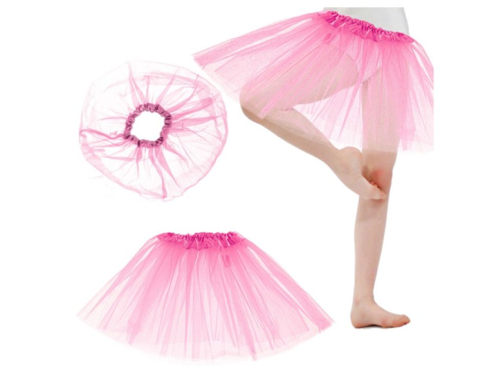 Tutu tylové sukně kostým růžová