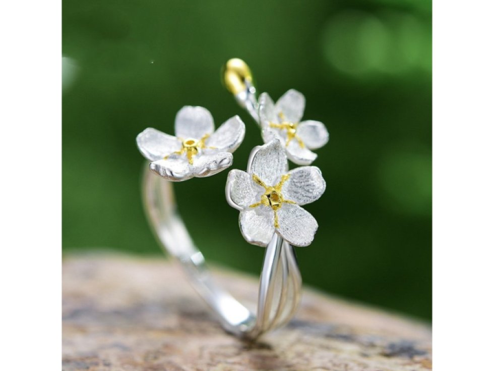 Stříbrný prsten Cristal Margarita