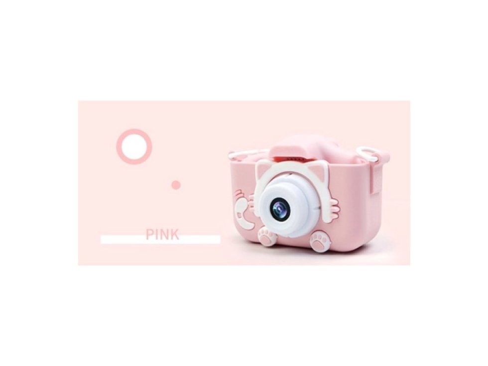 Dětský fotoaparát růžový x5 kitty
