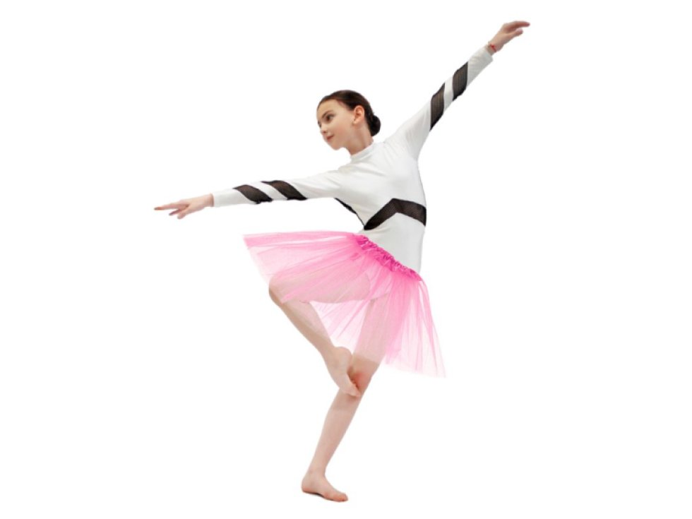 Tutu tylové sukně kostým růžová