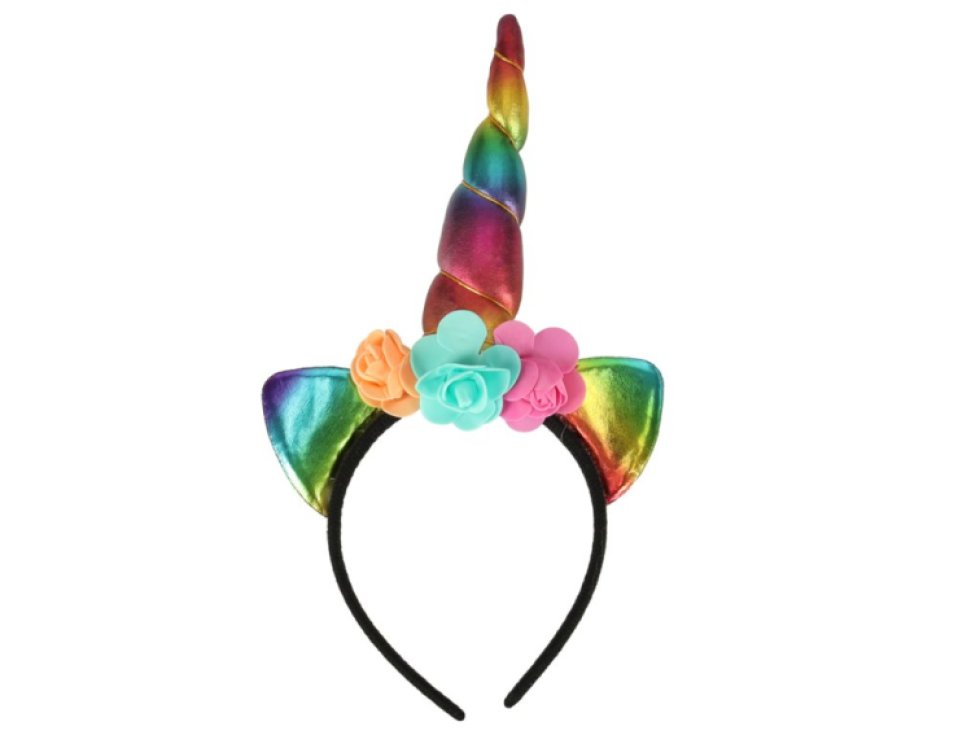 Kostým jednorožce sukně čelenka vícebarevná