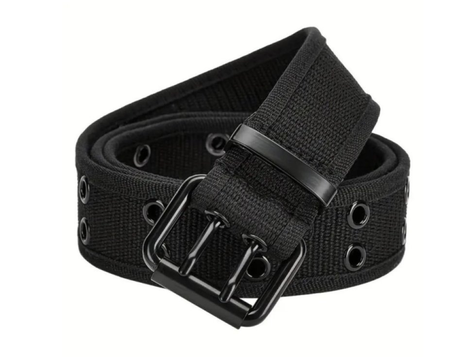 Taktický Vojenský Opasek SURVIVAL Unisex, Černý, Polypropylenový Nylon, 120x3.7 cm