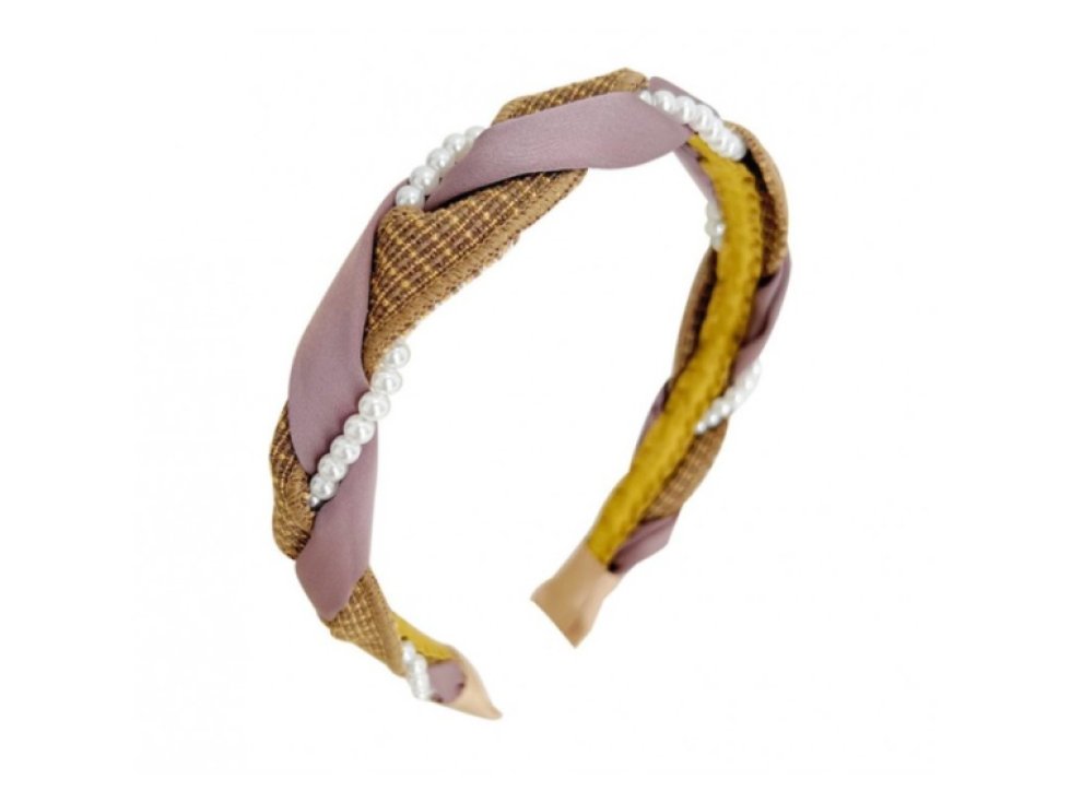 Čelenka do vlasů SIMPLE O504, slitina obecných kovů, délka 37 cm, šířka 2 cm