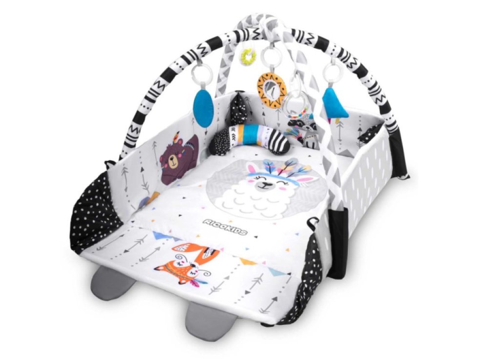 Interaktivní vzdělávací podložka 110 x 100 cm Boho Ricokids