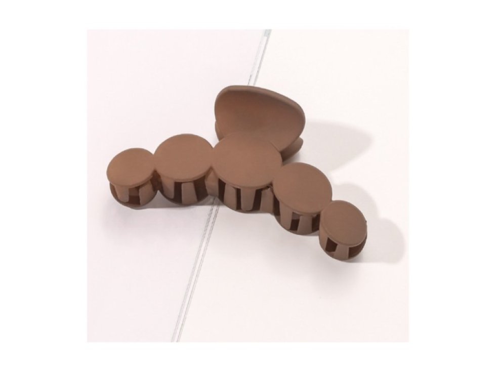 Sponka do vlasů klips XL hnědá 10 cm SP130BR