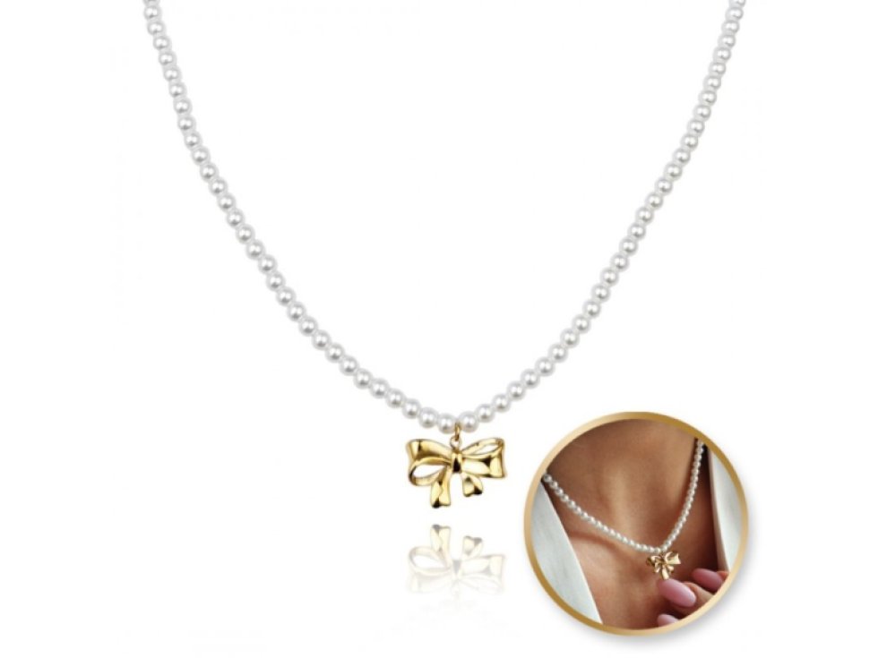 Náhrdelník ze zlacené 14k nerezové oceli NST2157