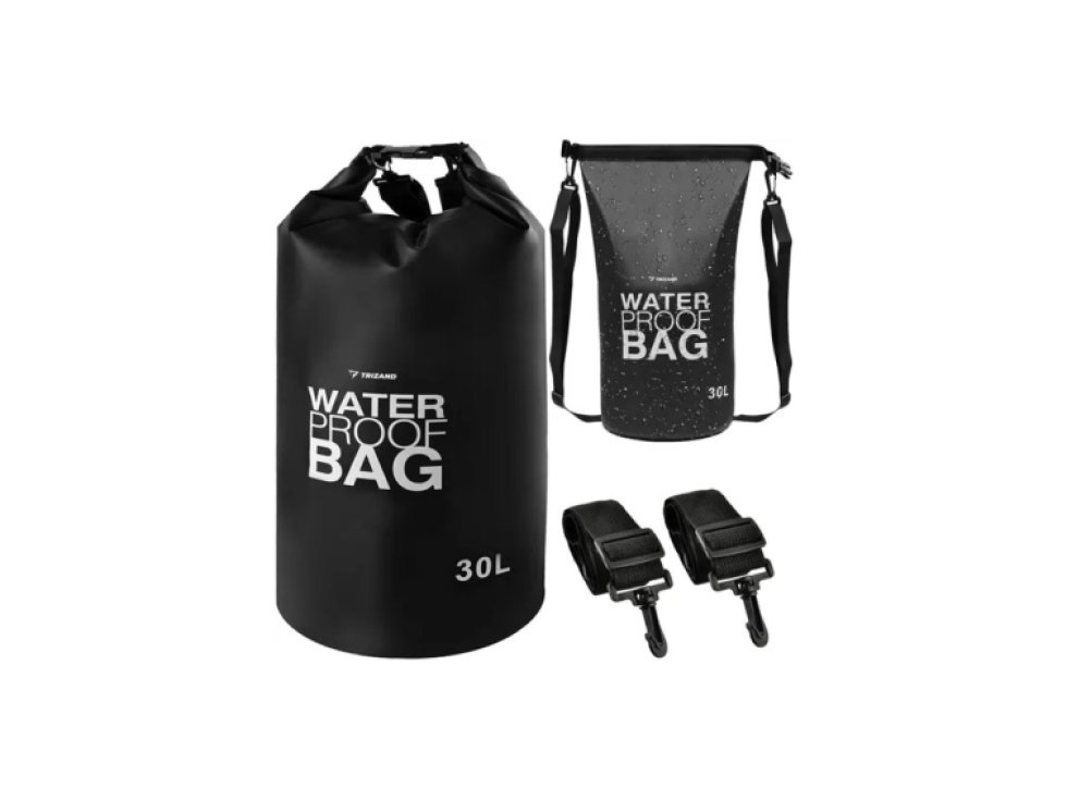 Voděodolný vak 30L černý 23568