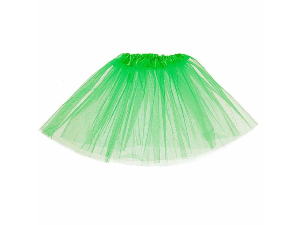 Tylová sukně tutu kostým zelená