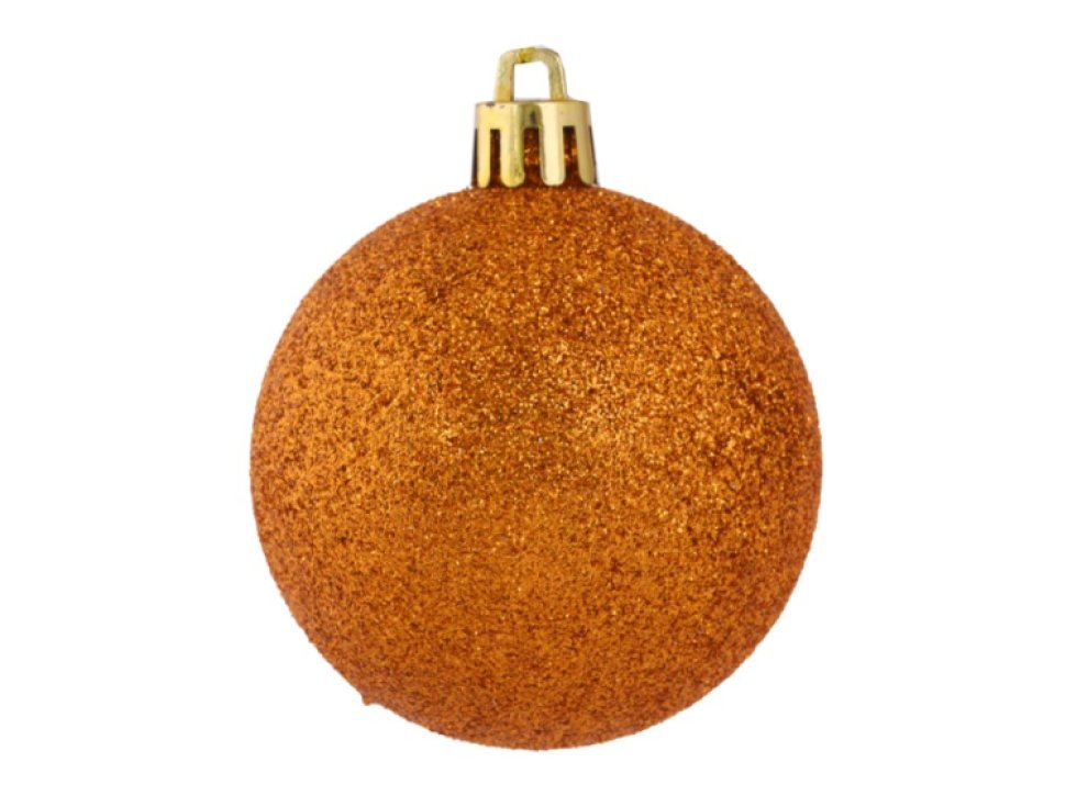 Sada 12 Vánočních Ozdob Míčků, Průměr 6 cm, Plastové