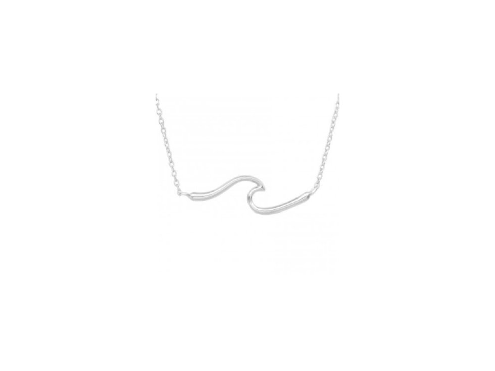Stříbrný náhrdelník vodní vlnka