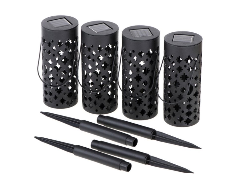 Solární lucerny hvězdy měsíce 4ks.