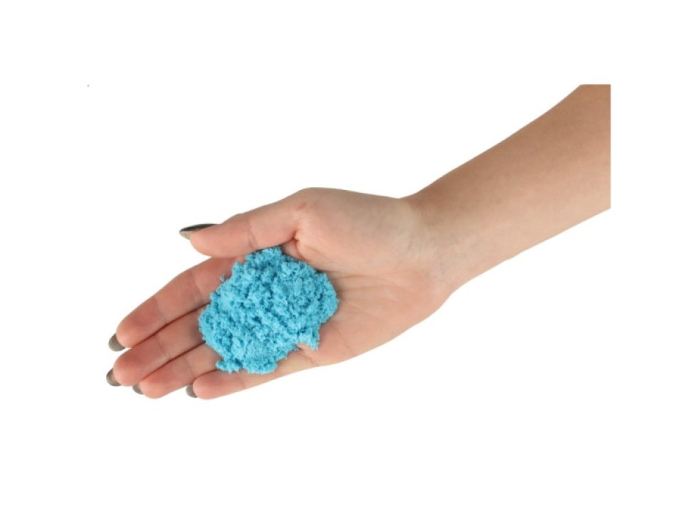 Kinetický písek 1 kg v sáčku modrý