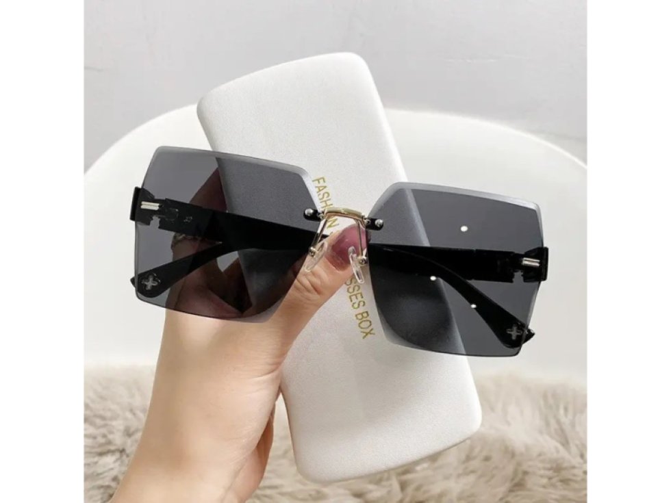 Elegantní sluneční brýle OK360WZ2, černé, šířka 140 mm