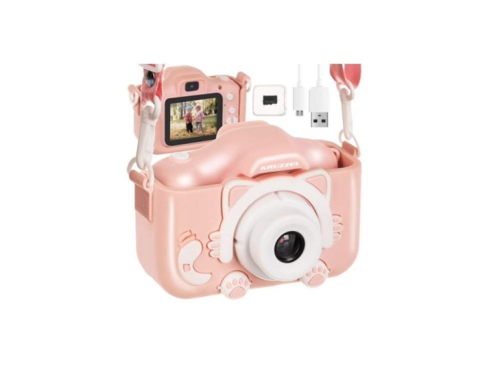 Digitální fotoaparát Kruzzel AC22296 růžový