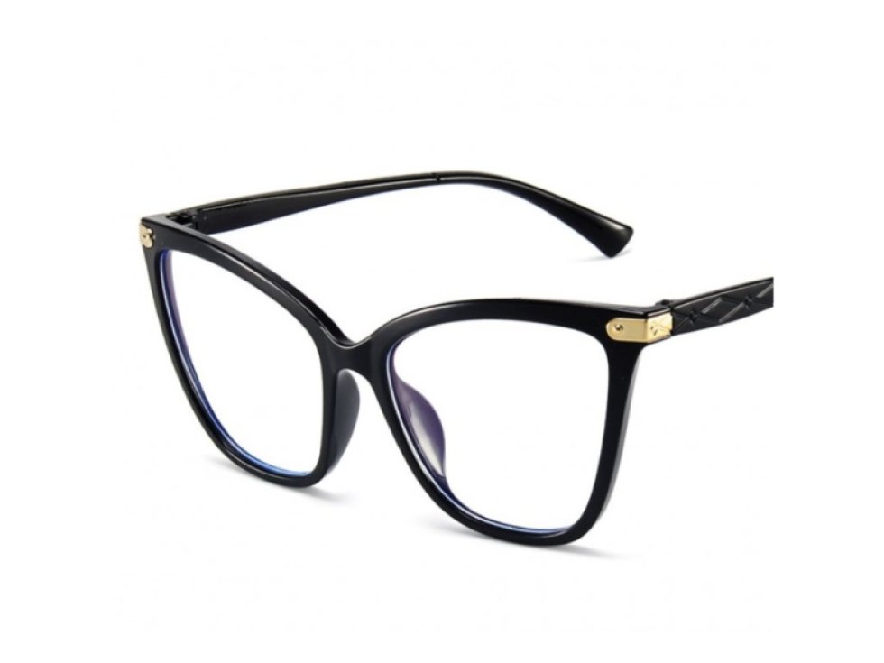 Retro Plastové Sluneční Brýle, Černá, Šířka 140 mm