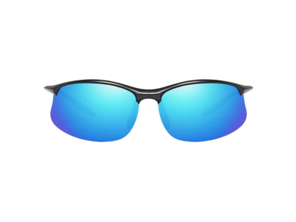 Univerzální modré polarizační sportovní zrcadlové brýle pro řidiče
