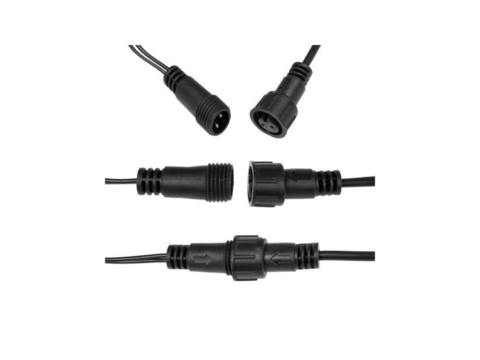 Dekorativní Vánoční LED Osvětlení 500 Světel, Bílá + Blikající Bílá, Délka 35,5 Metru