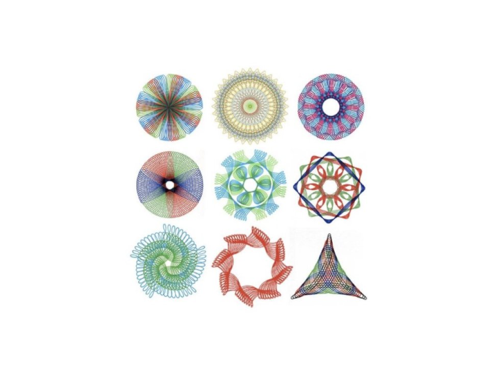 Sada na kreslení - spirograf Maaleo 24346