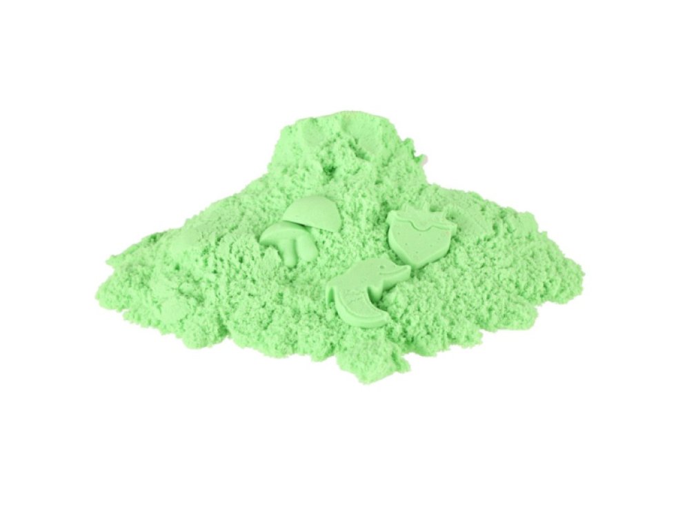 Kinetický písek 1 kg v sáčku zelený