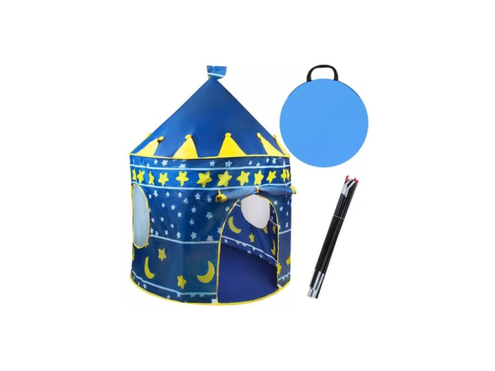 Dětský stan modrý 23474