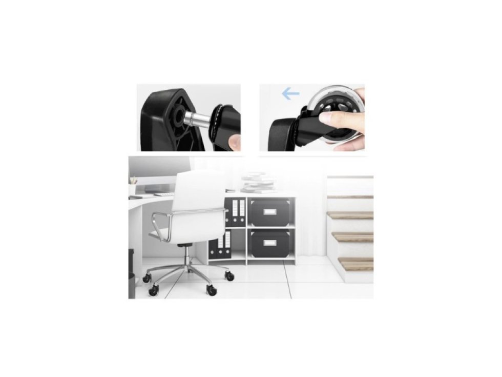 Kolečka ke kancelářské židli - 5 ks. Malatec 22077