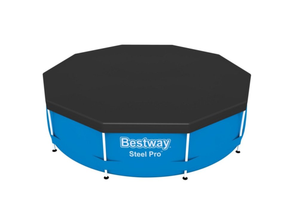Krycí plachta na bazén s kovovým rámem 305 cm Bestway 58036