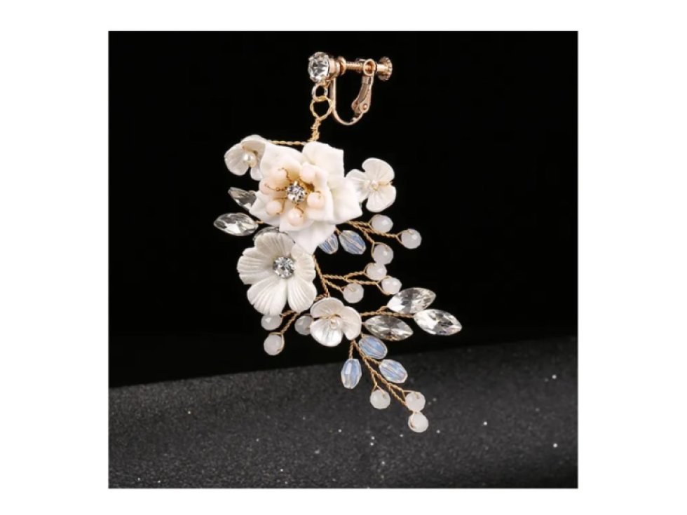 Svatební Náušnice BOHO s Krystalkami, Ručně Vyráběné z Bižuterních Slitin, Hypoalergenní a Odolné