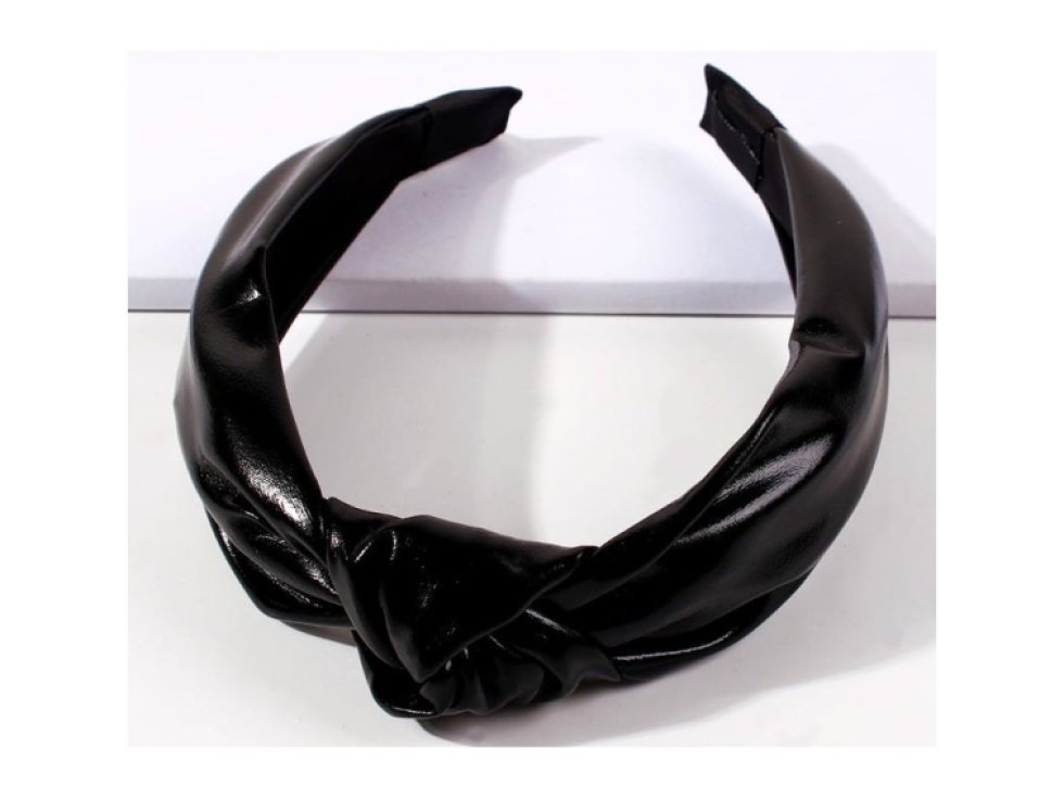 Elegantní Dámský Turban na Vlasy s Širokým Uzlem, 16 cm, Plast, 3.5 cm
