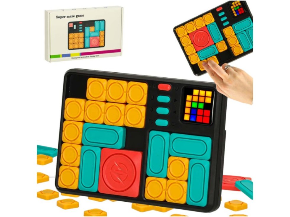 Magnetické posuvné puzzle - 500 úrovní zábavy