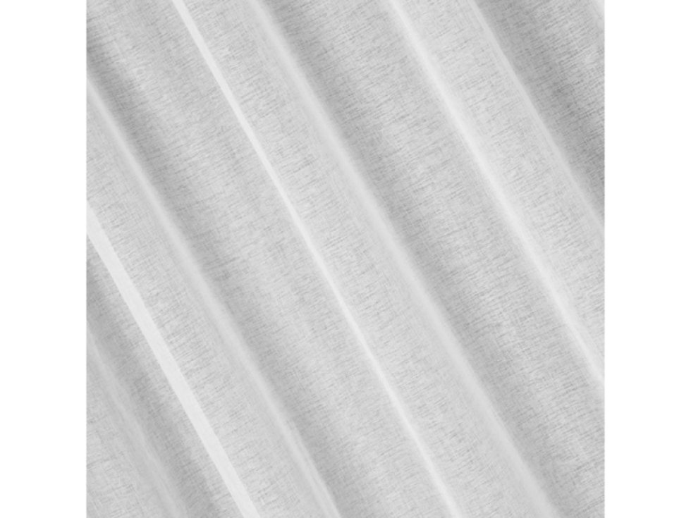 Záclona 300x300 Laya bílá hladká etaminová připravená na pásku Eurofirany