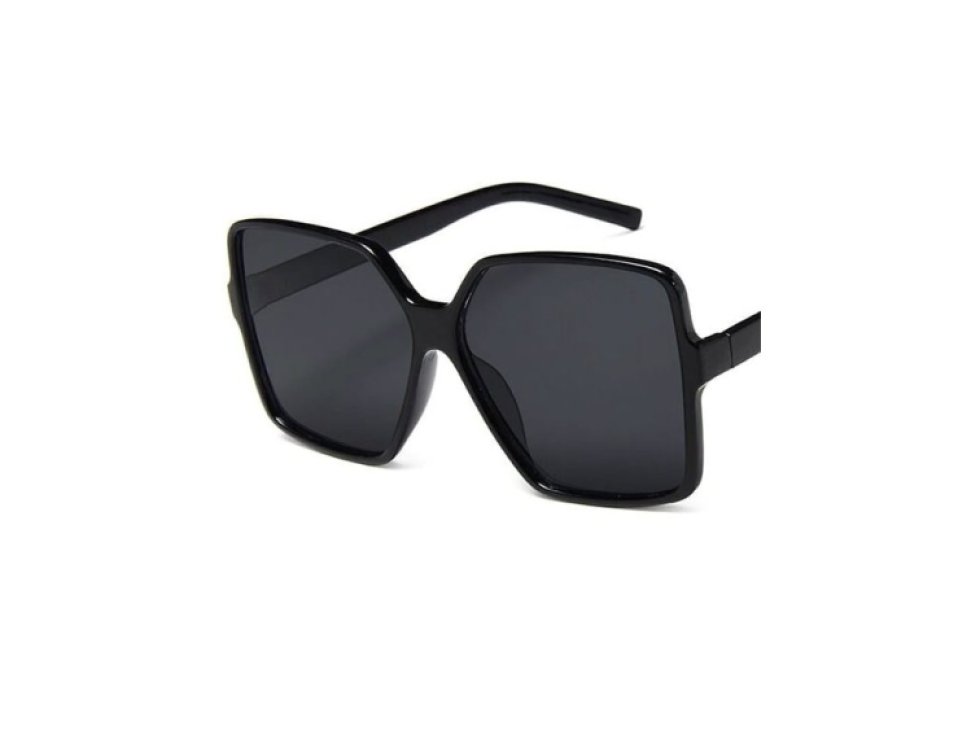 Velké čtvercové dámské sluneční brýle, UV filtr 400 kat. 3, plastový rám, délka/šířka 15 cm