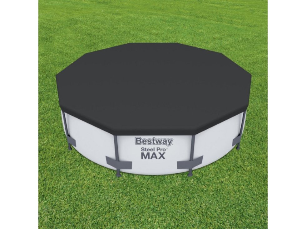 Krycí plachta na bazén s kovovým rámem 305 cm Bestway 58036