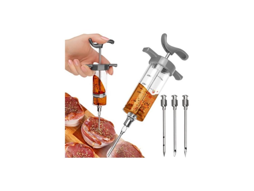 Injektor na maso + 3 jehly Ruhhy 23055