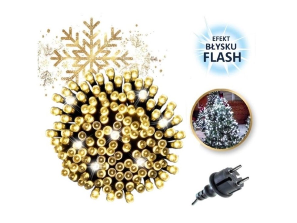 Světýlka led 500 teplá bílá, flash bílá 7787