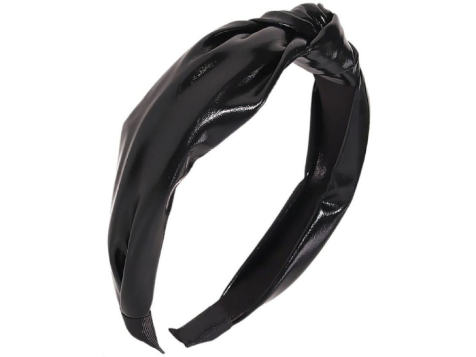 Elegantní Dámský Turban na Vlasy s Širokým Uzlem, 16 cm, Plast, 3.5 cm